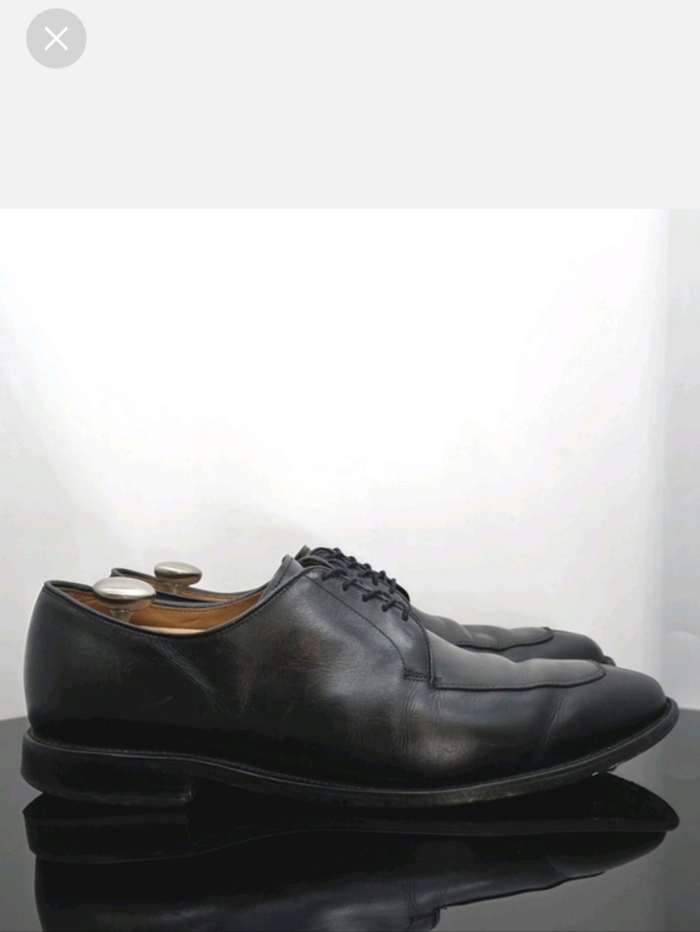 Quiet Luxury Allen Edmonds Delray Apron Toe Oxford Men’s 11.5 D Black Leather US